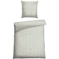 Schiesser Bettwäsche Ditsy aus weicher Baumwolle mit dezentem Millefleur-Muster, Renforcé, 2 teilig, MADE IN GREEN by OEKO-TEX®-zertifiziert