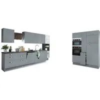 KOCHSTATION Küchenzeile KS-Cara, mit Vollauszügen und Soft-Close-Funktion, Breite 480 cm