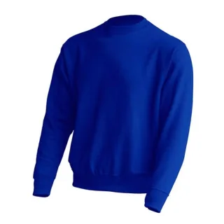 JHK - Sweatshirt Rundhalsausschnitt für Herren/Damen Unisex (Königsblau)