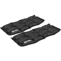 GORILLA SPORTS Zusatzgewichte Gewichtsmanschetten 2er Set Laufgewichte Fußgewichte Handgelenke, 4 kg