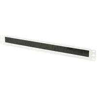 Kabelbürstenleiste für 483 mm (19")-Schränke, Kabelführung grau, 1 HE