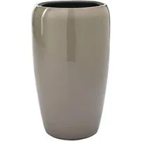 Flingora Bodenvase Cleo, mit Einsatz - Fiberglas - Indoor & Outdoor - Taupe - Höhe 51 cm