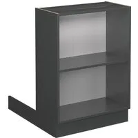 Vicco Unterschrank Fame-Line, Anthrazit, 60 cm ohne Arbeitsplatte (1-St)