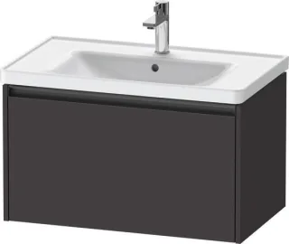 Duravit Ketho.2 Waschtischunterbau wandhängend Graphit Supermatt 784x455x440 mm - K25083080800000 K25083080800000