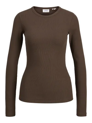 JJXX - JXFREYA STR LS RIB TEE JRS NOOS Bracken - Gr. - M