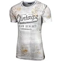 Baxboy T-Shirt Baxboy T-Shirt »VINTAGE« mit trendigem Markenprint 10184