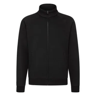 Fruit of the Loom - "Premium" Sweatjacke für Herren (Schwarz)