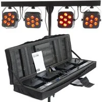 lightmaXX LED Scheinwerfer, LED Scheinwerfer Set, RGBW Scheinwerfer, Mobile DJs