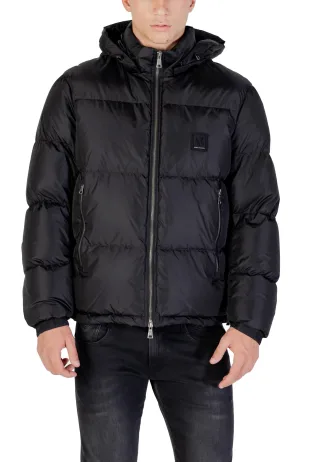 Pufferjacke mit Kapuze und Reißverschluss