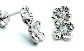 Orphelia Ohrstecker für Damen, 925 Sterlingsilber, Silber ZO-6018