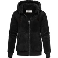 REPUBLIX Sweatjacke JANIE Damen Teddy Sweatjacke Plüsch Hoodie Pullover Zipper Jacke