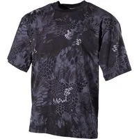 MFH T-Shirt Outdoor T-Shirt, halbarm, snake black, 170 g/m²