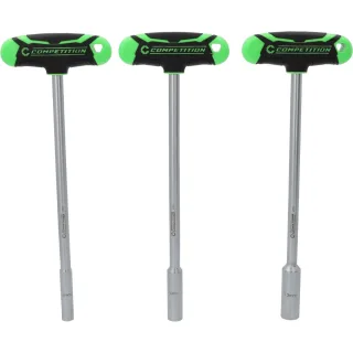 COMPETITION T-Griff-Nuss-Schraubendreher 3-teiliegs Set - 512.0603