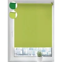 Verdunklungsrollo Seitenzugrollo, Sonello, verdunkelnd, einfache Montage ohne Bohren, freihängend, Klemmfix, 30 cm x 100 cm Olivgrün Verdunkelungsrollo, Rollos, Sonnenschutz