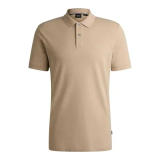 Boss - "Pallas" Poloshirt für Herren, Baumwolle (Hellbeige)