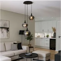 GLOBO LIGHTING Hängeleuchte, Leuchtmittel nicht inklusive, Hängeleuchte Pendellampe Wohnzimmer Pendelleuchte Esstischleuchte
