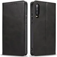 Tec-Expert Handyhülle Tasche Hülle für Huawei P30 6.1 Zoll, 6.1 ", Cover Klapphülle Case mit Kartenfach Fliphülle aufstellbar