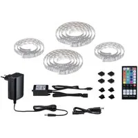Paulmann LED-Streifen MaxLED 250 TV Comfort Basisset 65 Zoll 4,3m Dynamic RGB 22W 234lm/m, 1-flammig, Basisset