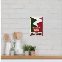 queence Alu-Dibond-Druck Coffee Italiano, Kaffee, Kaffee Bilder, Sprüche, Coffee, Kaffee, Küche, Sprüche, Schild