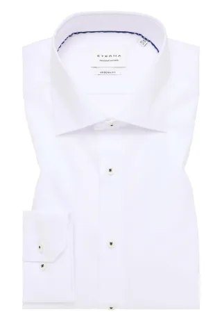 ETERNA - Hemd Natté Langarm weiß - Gr. - 39/Langarm - 65cm