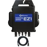 SUNNIVA Wechselrichter AP Systems Mikro-Wechselrichter 800 W EZ1-M-EU für Balkonkraftwerk, (IP67 wetterfest, Plug-&-Play Installation, 2 MPPT, Bluetooth & WIFI, inkl. 5 m Anschlusskabel Micro Inverter)