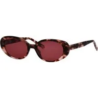 TOM TAILOR Sonnenbrille Modell 676011 Form Feminin, Logoschriftzug auf Bügel, Kunststofffassung