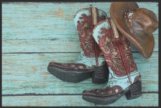 Fussmatte Cowboy 10207 | Größe: 60 cm x 45 cm
