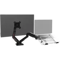 Duronic Monitorständer, (DMDCL1X1 Laptop- und Monitorhalterung, Ideal für Home Office)
