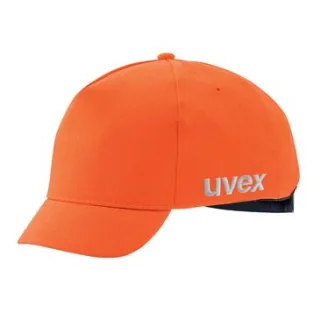 uvex u-cap sport hi-viz Anstoßkappe mit kurzem Schirm orange 55 cm - 59 cm - 9794490