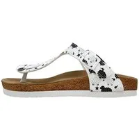 DOGO Lila Zehentrenner Count Sheeps Damen Sandalen Zehentrenner Handgefertigt