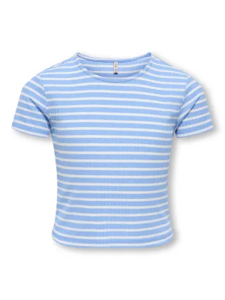 KIDS ONLY - KOGNELLA STRIPED S/S O-NECK TOP JRS NOOS - Gr. - 134/140