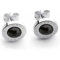 LEONARDO Paar Ohrstecker Matrix Classics Silber Schwarz