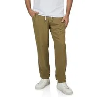 riverso Chinohose Herren Freizeithose RIVMarco Regular Fit Hose mit Leinenanteil und Zugbandverschluss