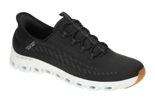 Skechers 104574 BKW Damen Slip-On Sneaker Schwarz/Wei? Air Cooled Memory Foam
