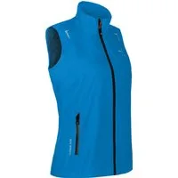Bergson Regenjacke HELLI Weste Damen Regenweste, Netzfutter, 12000 mm Wassersäule, Normalgrößen, blau