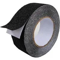 ANRO Klebeband Antirutsch Klebestreifen gerollt SlipFree Tape für glatte Oberflächen (eine Rolle, 1-St., 1St.Rolle) selbstklebend erhöht die Sicherheit Non-Slip-Tape 10M / 5cm Schwarz