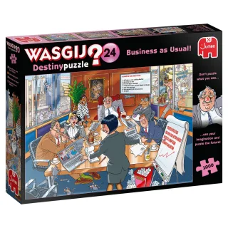 Jumbo Puzzle 25013 - Wasgij: Business as Usual [1.000 Teile]