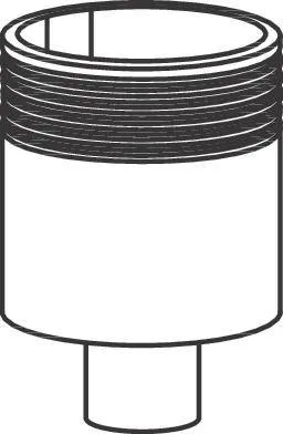Hansgrohe RainDrain Point Siphon MSI-3 , 94760000 94760000