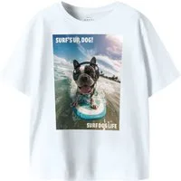 Name It Kurzarmshirt NKMVOTO SS NREG TOP Baumwolle, regular fit