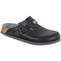 Birkenstock Damen-/Herrenpantolette "Boston" ESD schwarz Clog