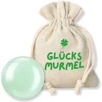 suebidou Dekoobjekt Mut, Glück, Wunsch Murmel Glow in the Dark Geschenk, nachhaltig, kreativ, Glow in the Dark