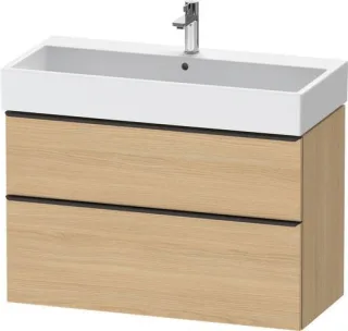 Duravit D-Neo Waschtischunterbau wandhängend Natur Eiche Matt 984x442x625 mm - DE43740BD300000 DE43740BD300000
