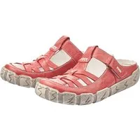 Rieker Clog Sabot, Sommerschuh, Schlappen, Hausschuh mit Ziernähten