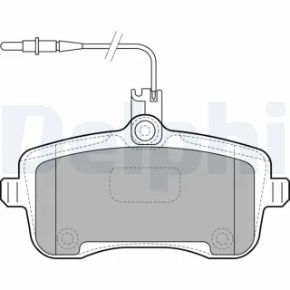 Delphi Bremsbel?ge vorne Peugeot 407 LP1890