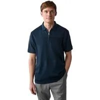 Next Poloshirt Poloshirt mit RV-Kragen und Blockfarben (1-tlg)