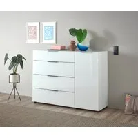HBZ Kommode Santorin, BxHxT 135x99x40 cm (1 St), Breite 135cm, Softclose für Türen und Schubkästen, Melaminbeschichtung