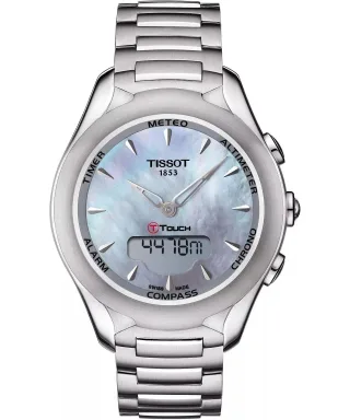 Tissot T-touch Solar Damenuhr Silber T0752201110100