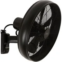 Lucci air Wandventilator Wandventilator Lucci AIR BK 410mm, 40,00 cm Durchmesser, schwenkbar, 50 Watt, 3 Geschwindigkeitsstufen