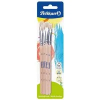 Pelikan Malpinsel Pelikan Borstenpinsel-Set 613 F, 10-teilig, sortiert