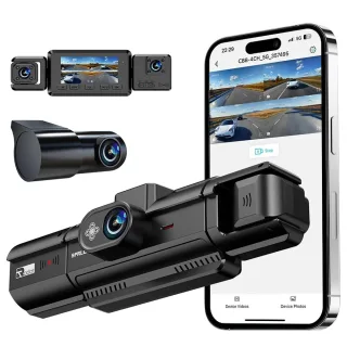 SPRLEAF C88PRO Built-in Radar Sensor 5G WIFI Quad-Camera Dash Cam 1080P HD Night Vision Wide-angle Parking Monitoring DV
